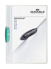 Clip-mappa Durable Swingclip A/4 30 lapig sötétzöld