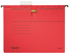 Függőmappa Leitz Alpha A/4 lefűzhető piros 19840025