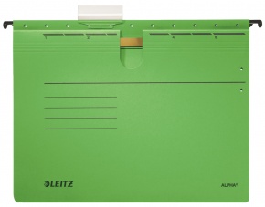 Függőmappa Leitz Alpha A/4 lefűzhető zöld 19840055