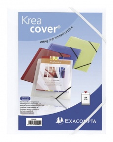 Gumis mappa PP Exacompta Krea Cover A/4 25 mm gerinccel