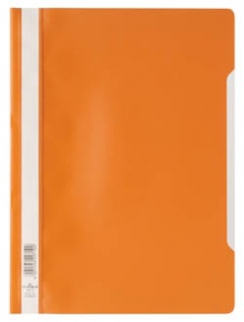 Gyorsfűző PVC Durable A/4 áttetsző előlap narancssárga