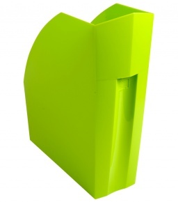 Iratpapucs műanyag Exacompta A/4+ 11 cm gerinccel limezöld
