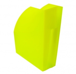 Iratpapucs műanyag Exacompta A/4+ 11 cm gerinccel neonzöld