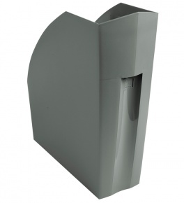 Iratpapucs műanyag Exacompta A/4+ 11 cm gerinccel szürke