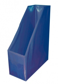 Iratpapucs PVC A/4 10 cm gerinccel kék