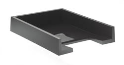 Irattálca műanyag Durable Cubo 35x6x26.5 cm fekete