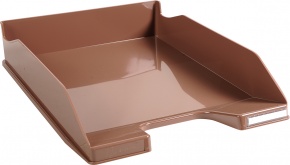 Irattálca műanyag Exacompta Glossy A/4+ áttetsző capuccino