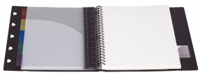 Rendszerező füzet Clairefontaine Exactive Exabook 25x30.5 cm 96 lapos kockás