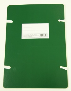 Szalagos irományfedél A/4 1050g zöld