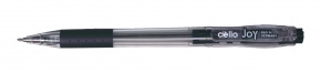 Golyóstoll Cello Joy 0.8 mm fekete eldobható