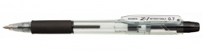 Golyóstoll Zebra Z-1 0.7 mm nyomógombos fekete