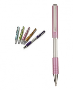 Golyóstoll Zebra SL-F1 0.7 mm díszdobozban metál rózsaszín