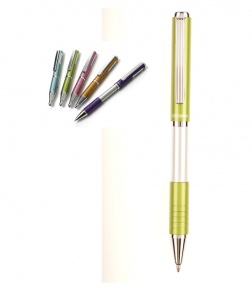 Golyóstoll Zebra SL-F1 0.7 mm díszdobozban metál teazöld
