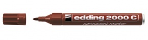 Marker Edding 2000 permanent kerek barna