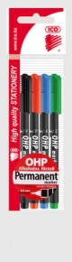 Marker Ico OHP permanent F 4 db-os klt.