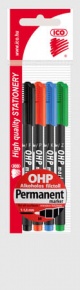 Marker Ico OHP permanent M 4 db-os klt.
