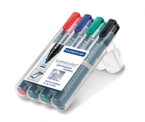 Marker Staedtler Lumocolor permanent kerek 4 db-os klt.