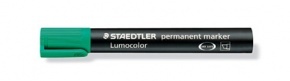 Marker Staedtler Lumocolor permanent vágott zöld