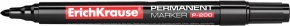 Marker ErichKrause P200 permanet kerek fekete
