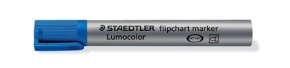 Táblamarker Staedtler Lumocolor flipchart kerek kék