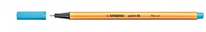 Tűfilc Stabilo Point 88 0.4 mm azúrkék