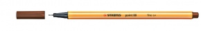 Tűfilc Stabilo Point 88 0.4 mm barna