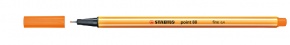 Tűfilc Stabilo Point 88 0.4 mm narancssárga