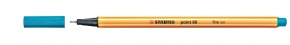 Tűfilc Stabilo Point 88 0.4 mm türkizkék