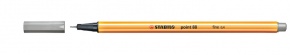Tűfilc Stabilo Point 88 0.4 mm világosszürke