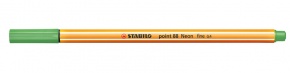 Tűfilc Stabilo Point 88 0.4 mm neon zöld