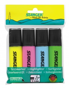 Szövegkiemelő Stanger 4 db-os klt.