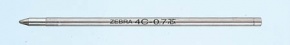 Golyóstoll betét Zebra 4C 0.7 mm kék