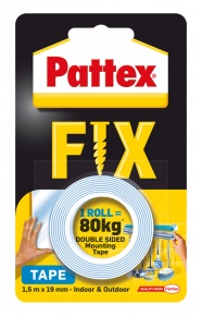 Ragasztószalag kétoldalas Pattex Super Fix 19 mm x 1.5 m