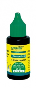 Bélyegzőfesték Stanger 25 ml zöld
