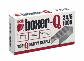 Tűzőkapocs Boxer-Q 24/6 1000 db/doboz