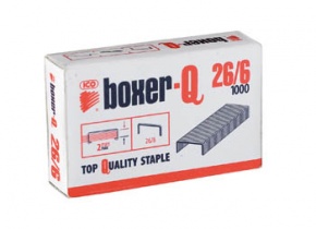 Tűzőkapocs Boxer-Q 26/6 1000 db/doboz