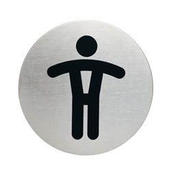 Tájékoztatótábla Durable Picto 83 mm férfi WC