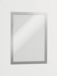 Információs tábla Durable Magaframe/Duraframe A/4 öntapadó hátlappal és mágneses kerettel 2 db/csomag ezüst