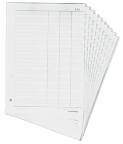 Telefonregiszter betét Durable Telindex 2377-hez 10 db/csomag