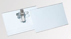 Névkitűző Durable Euro 90x54 mm tű+csipesz