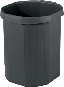 Papírkosár Exacompta EcoBlack 18l fekete
