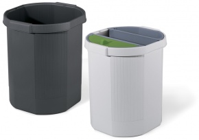 Papírkosár Exacompta/Multiform Octo 18l fekete