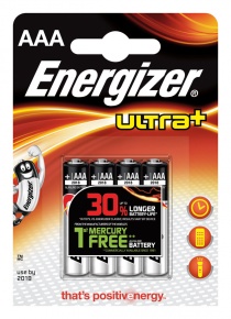 Elem Energizer Ultra+ alkáli LR03 AAA mikro 4 db/csomag