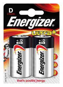 Elem Energizer Ultra+ alkáli LR20 D góliát 2 db/csomag