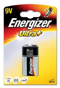 Elem Energizer Ultra+ alkáli 6LR61 9V 1 db/csomag