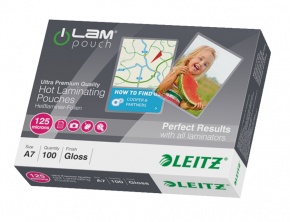Lamináló fólia Leitz Standard A/7 125 mic. 100 lap/csomag 33805