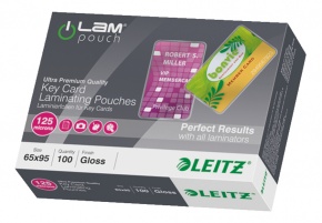 Lamináló fólia Leitz mini 65x95 mm 125 mic. 33812