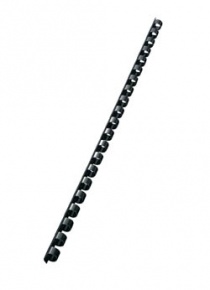 Spirál Leitz 8 mm 21-40 lap fekete 35041