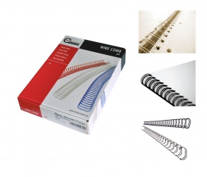 Spirál Recosystem fém iker 2:1 7/8 fehér