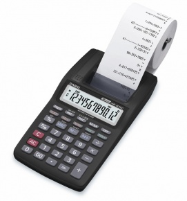 Számológép Casio HR-8TEC szalagos